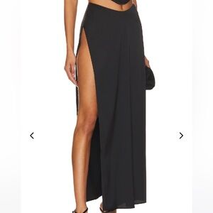 Lovers + Friends Black Maxi Skirt